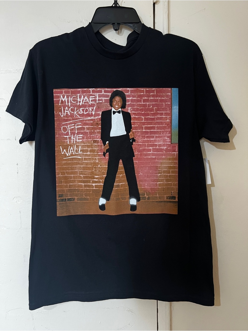 Michael Jackson Off The Wall Black Graphic T-Shirt Size M Rock & Pop Music